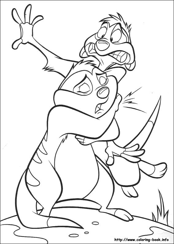 The Lion King coloring picture